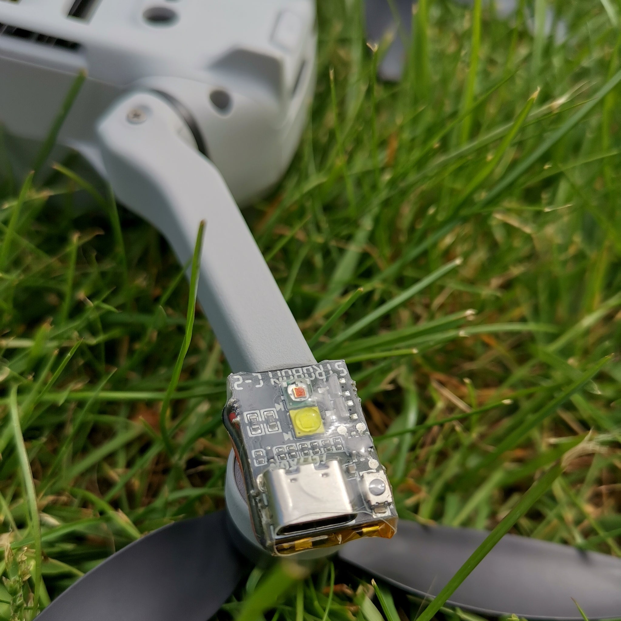STROBON C 2 Dual Cree Standalone Drone Strobe with USB Type C Chargin Flytron